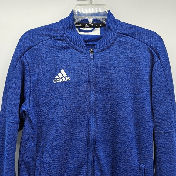 Adidas Climalite Blue Track Jacket Mens Size Small - Picture 3 of 8